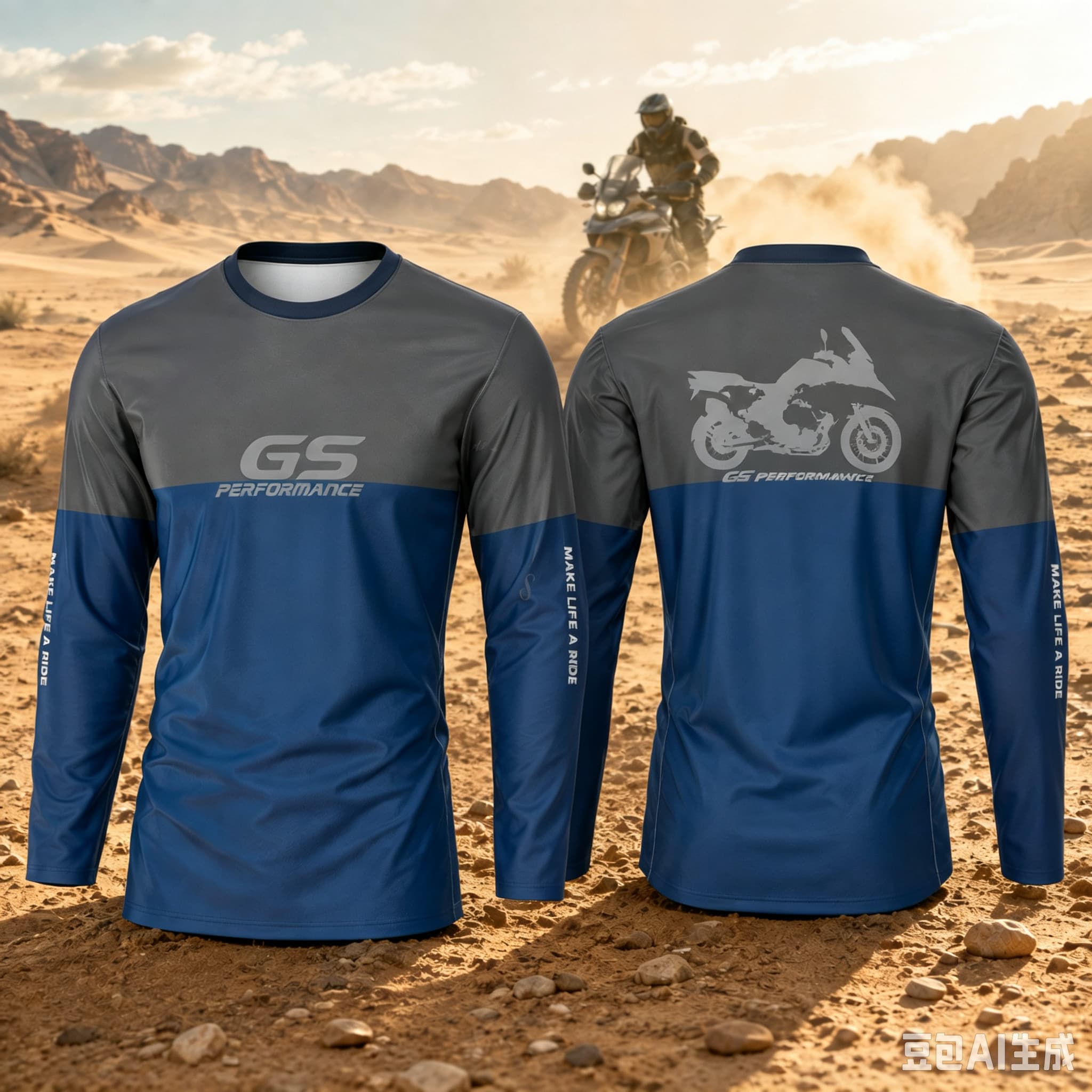 Outdoor Adventure Sports - Motorrad GS Adventure Motorcycle Long Sleeve