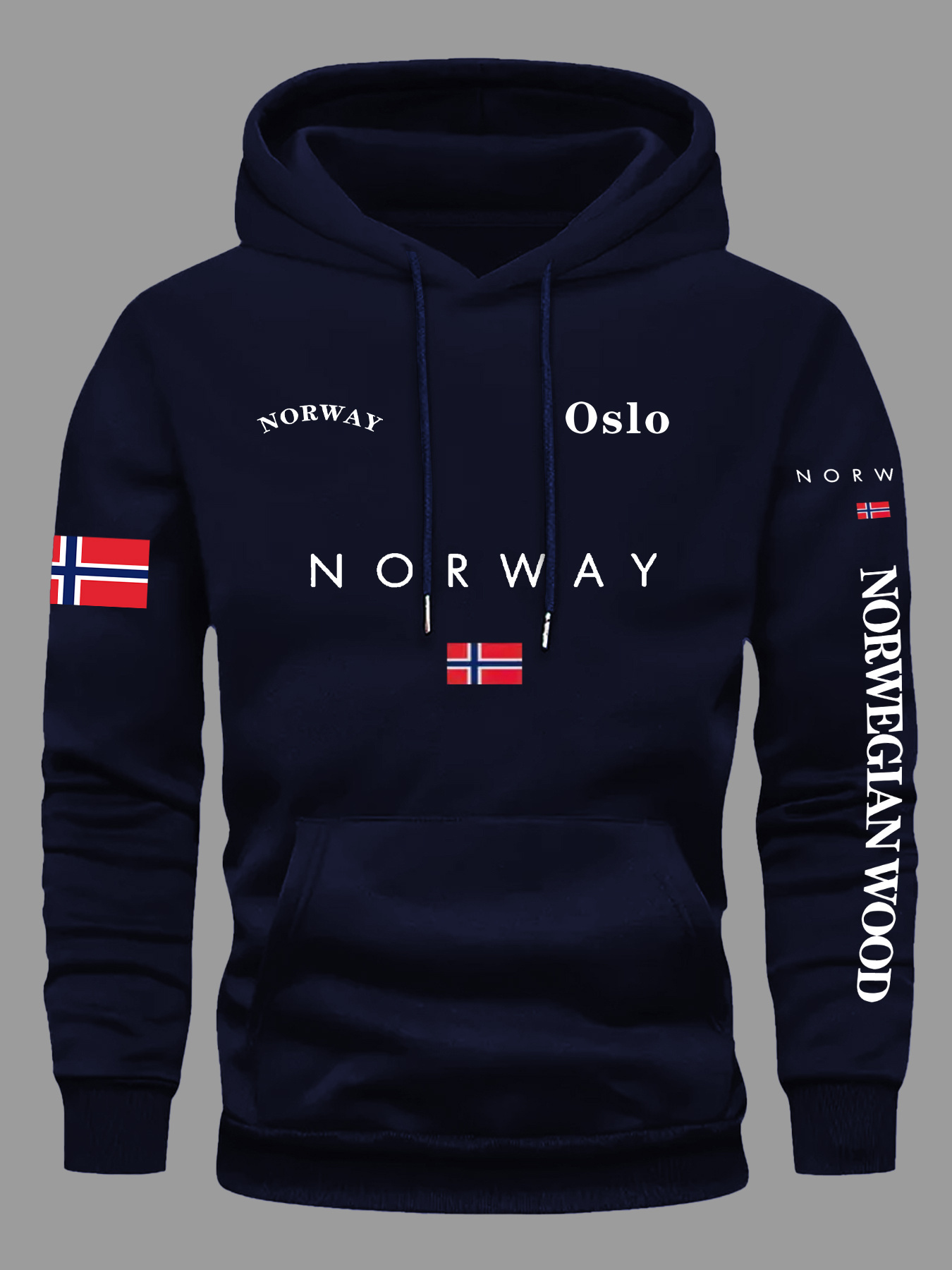 NORWAY Flag Hoodies Men Women  - đánh giá và giá Outdoor Adventure Outfit