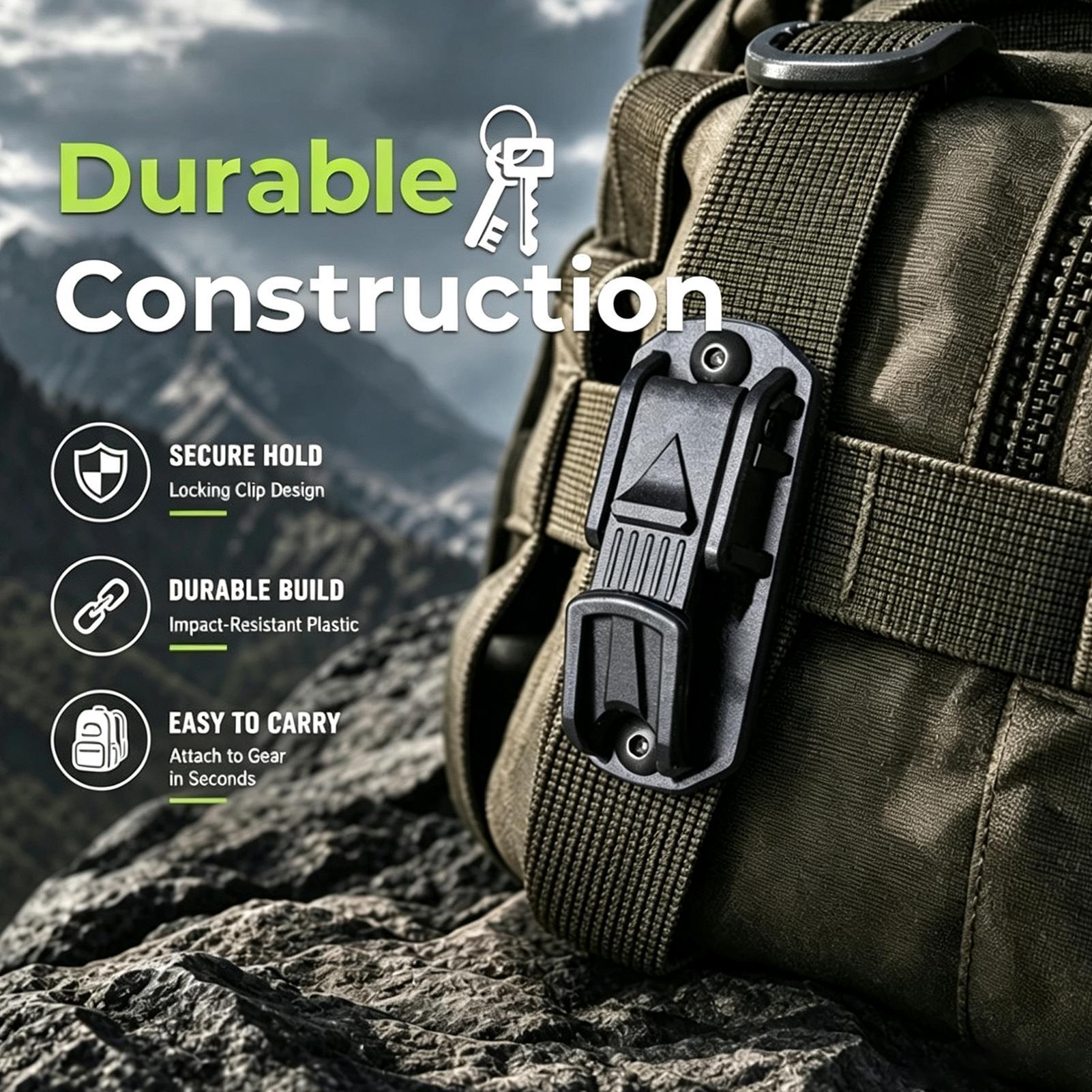 Belt Clips Heavy-Duty Backpack - đánh giá và giá Outdoor Adventure Backpack