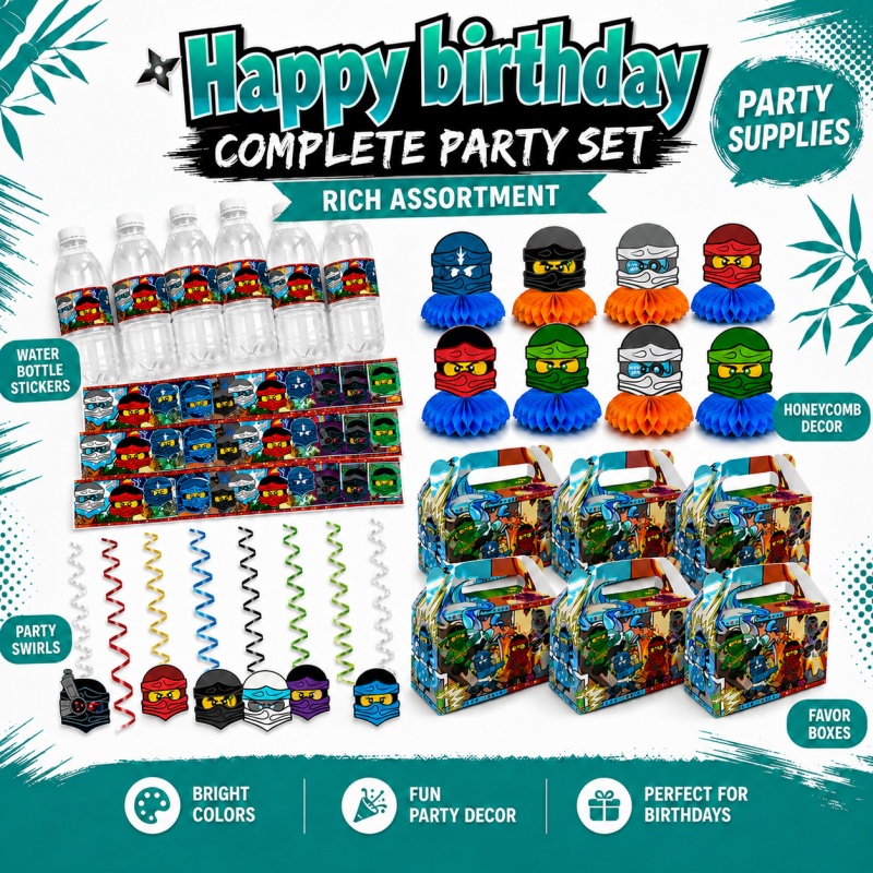 Ninja Combination Birthday Par - đánh giá và giá Outdoor Adventure Birthday Party